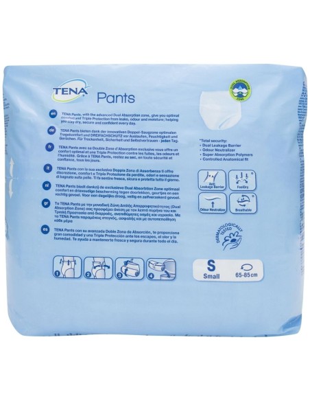 Tena Pants Plus Absorbente Anatómico Talla Pequeña, 14 Uds