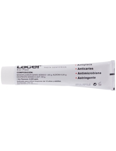Lacer Pasta Dental Con Flúor 125Ml