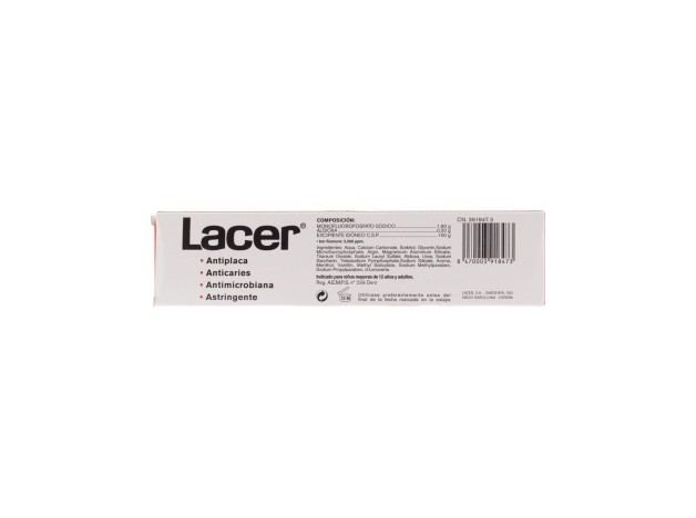 Lacer Pasta Dental Con Flúor 125Ml