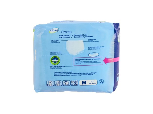 Tena Pants Plus Absorbente Anatómico Talla M,...
