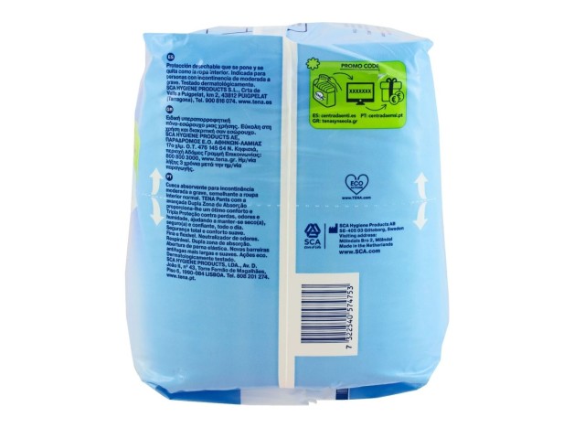 Tena Pants Plus Absorbente Anatómico Talla M,...