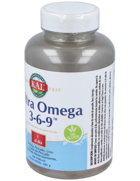 Kal Ultra Omega 3-6-9 100Perlas