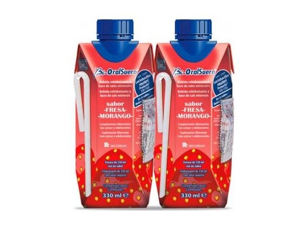 Bi-Oralsuero Pack De Fresa 2X330Ml