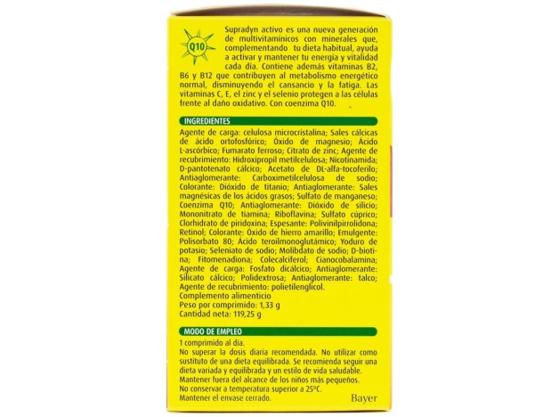 Supradyn Energy Multivitamínico 90Comp