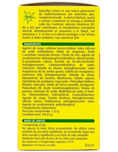 Supradyn Energy Multivitamínico 90Comp