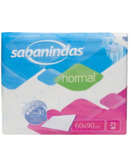 Sabanindas Normal 60 X 90 Cm, 25 Uds