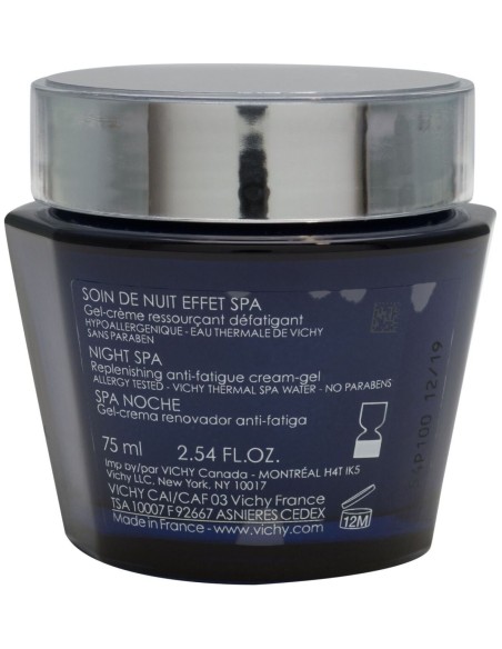 Vichy Aqualia Thermal Spa Noche Gel-Crema Renovador Anti-Fatiga, 75 Ml