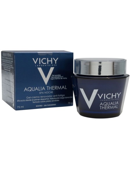 Vichy Aqualia Thermal Spa Noche Gel-Crema Renovador Anti-Fatiga, 75 Ml