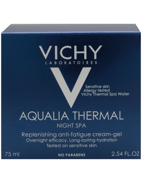 Vichy Aqualia Thermal Spa Noche Gel-Crema Renovador Anti-Fatiga, 75 Ml
