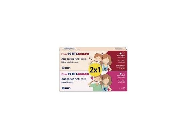Fluor Kin Pack 2X1 Junior 75Ml