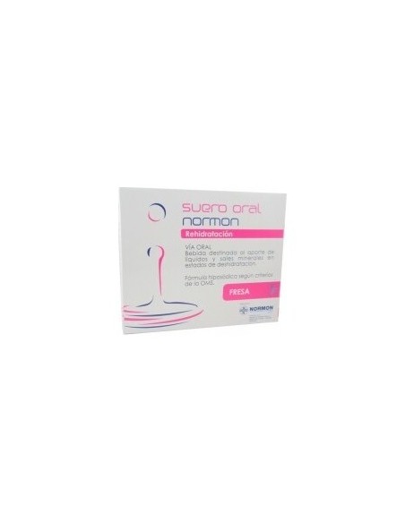 Normon Suero Oral Sabor Fresa, 2 Uds
