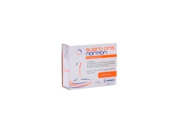 Normon Suero Oral Sabor Naranja, 2 Uds