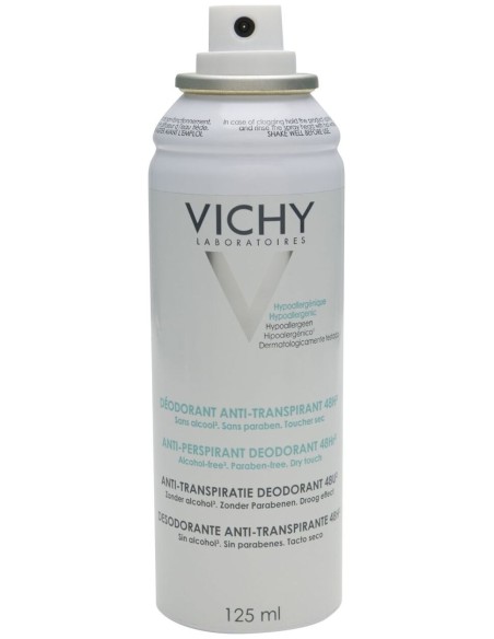 Desodorante Aerosol Regulador 24 Horas Vichy Aerosol, 125 Ml