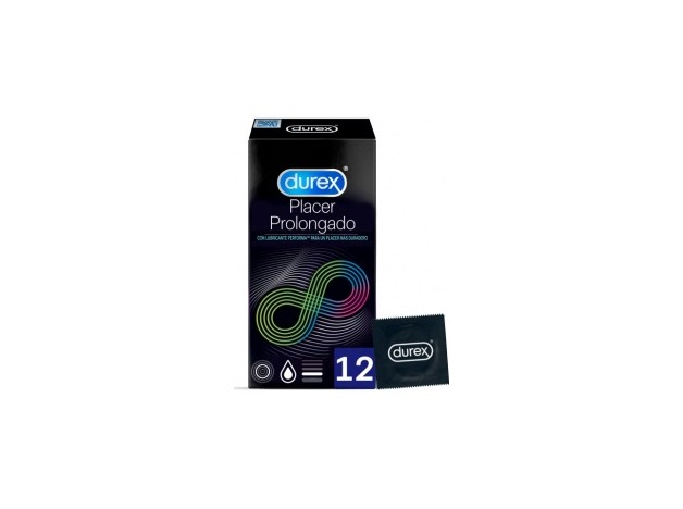 Durex Placer Prolongado Preservativos 12Uds