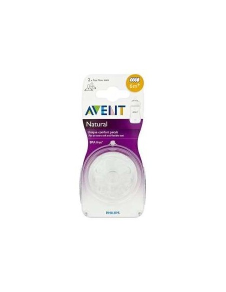 Philips Avent Tetina Natural +6 Meses, 2 Uds