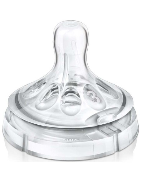 Avent Pack Tetinas Natural Flujo Medio 3M 2Uds