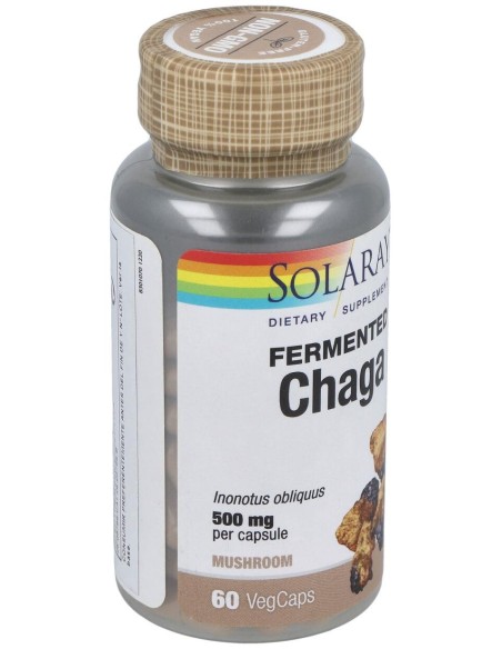 Solaray Chaga Fermented 500Mg 60Caps