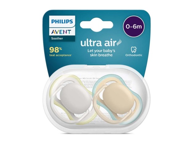 Philips Avent Chupete Ultra Air 0-6Meses Neutro...