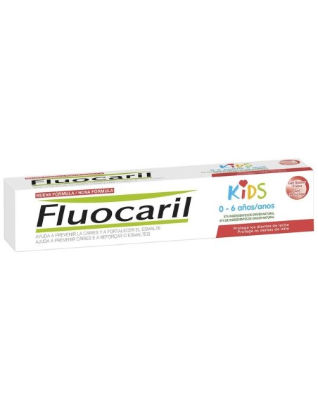 Fluocaril Kids Gel 3-6 Años Fresa 50Ml