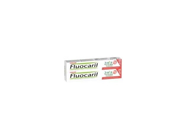 Fluocaril Duplo Pasta Junior Sabor Frutos Rojos...