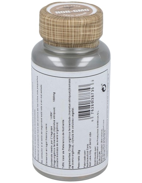 Solaray Chaga Fermented 500Mg 60Caps