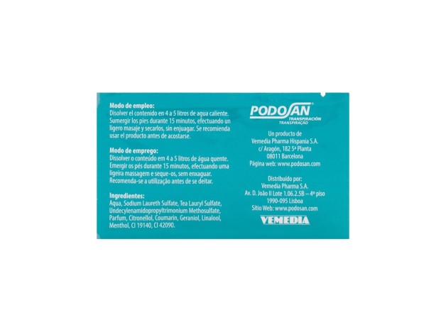 Podosan Gd Sobres Gel De Baño + Sobres Polvo, 6...