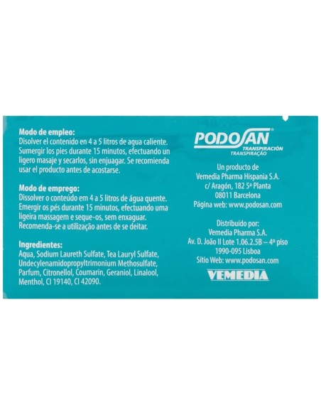 Podosan Gd Sobres Gel De Baño + Sobres Polvo, 6 Sobres