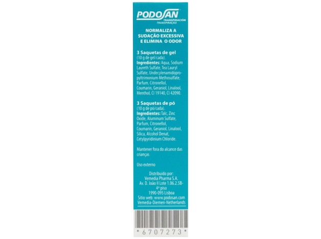 Podosan Gd Sobres Gel De Baño + Sobres Polvo, 6...