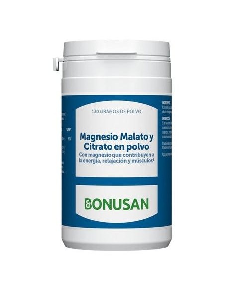 Bonusan Magnesio Malato Y Citrato Polvo 130G