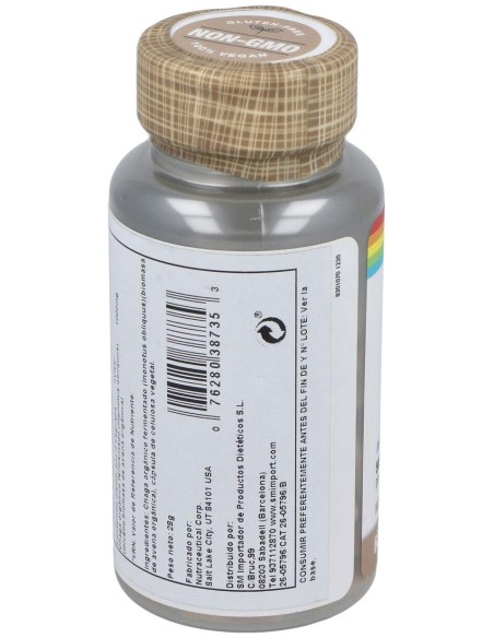 Solaray Chaga Fermented 500Mg 60Caps