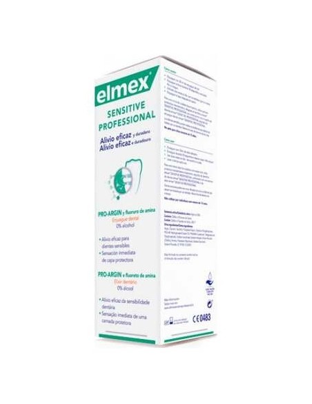 Elmex Sensitive Profesional Enjuague 1 Envase 400Ml