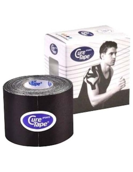 Cure Tape Negro Vendaje Neuromuscular (5Cm X 5M)