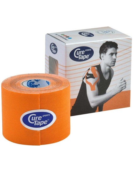 Cure Tape Sports Vendaje Naranja Neuromuscular 5Cmx5M 1Ud