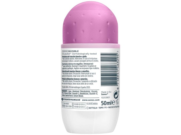 Sanex Ph Balance Desodorante Roll-On Invisible...