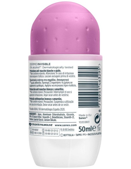 Sanex Ph Balance Desodorante Roll-On Invisible 50Ml