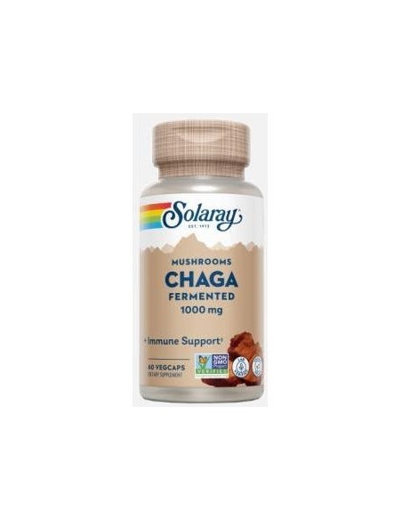 Solaray Chaga Fermented 500Mg 60Caps