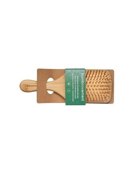 Bamboovement Cepillo Pelo Bambú Paleta-Rectangular 1Ud