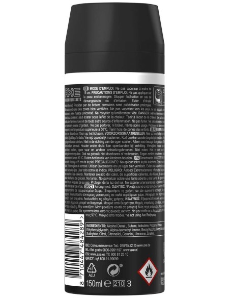 Axe Black Desodorante Spray 150Ml