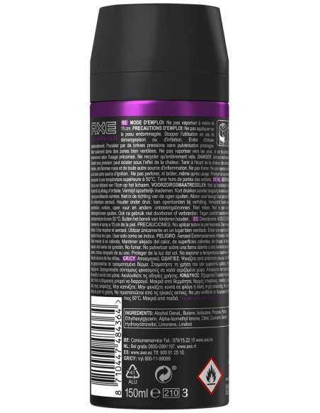 Axe Desodorante Bodyspray Fresh Excite 150Ml
