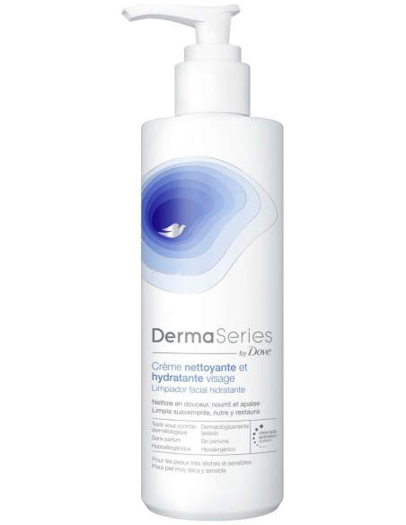 Dove Dermaseries Limpiador Facial Hidratante, 250 Ml