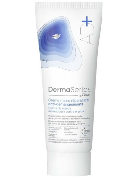 Dove Dermaseries Crema De Manos Reparadora Y Contra El Picor 75Ml