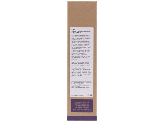 Klairs Supple Preparation All Over Loción 250Ml