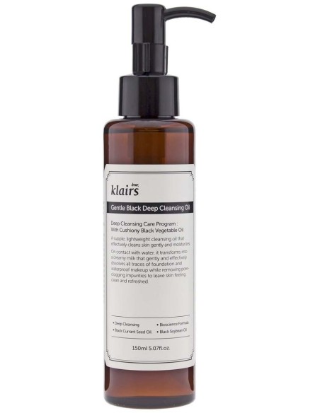 Klairs Gentle Black Aceite Limpiador Profundo 150Ml