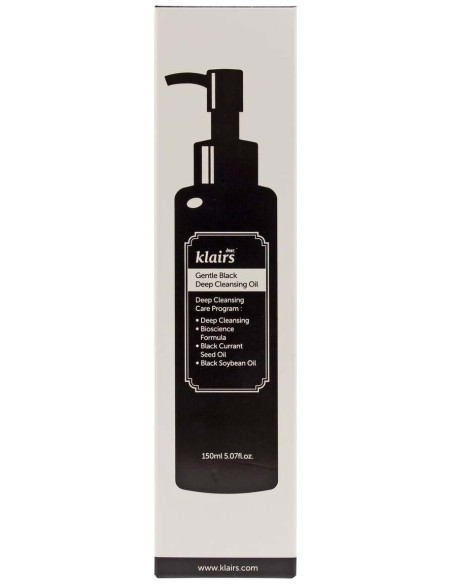 Klairs Gentle Black Aceite Limpiador Profundo 150Ml