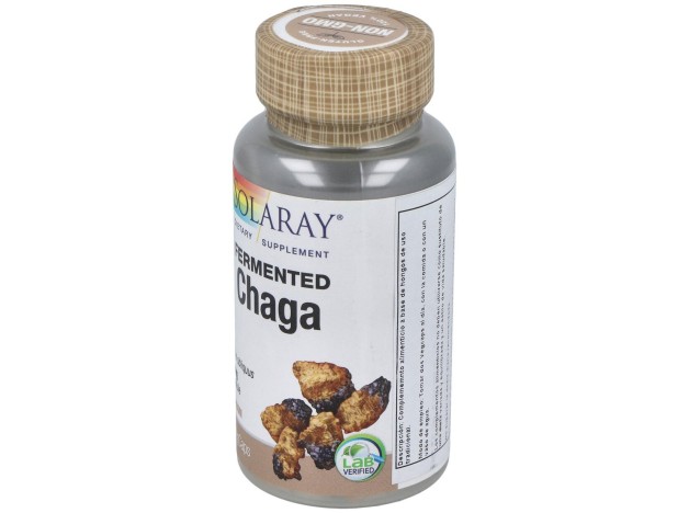 Solaray Chaga Fermented 500Mg 60Caps