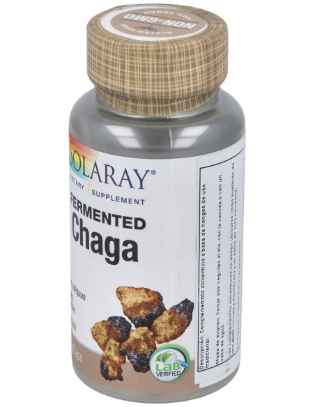 Solaray Chaga Fermented 500Mg 60Caps