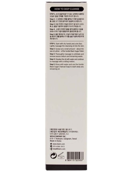 Klairs Gentle Black Aceite Limpiador Profundo 150Ml