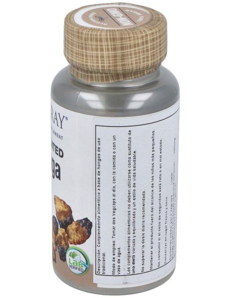 Solaray Chaga Fermented 500Mg 60Caps