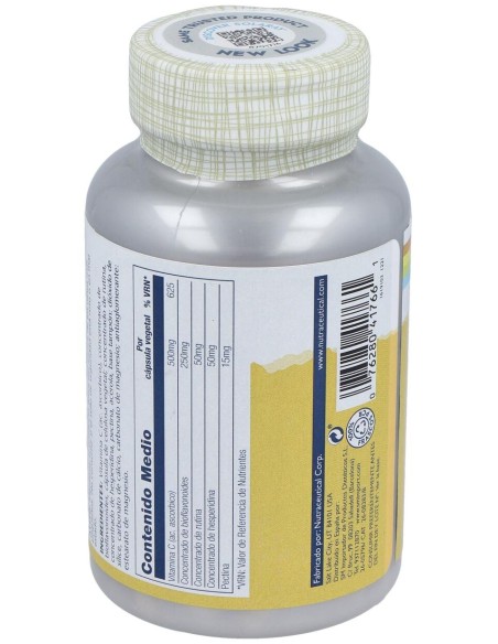 Solaray Super C 100Cáps Vegetales