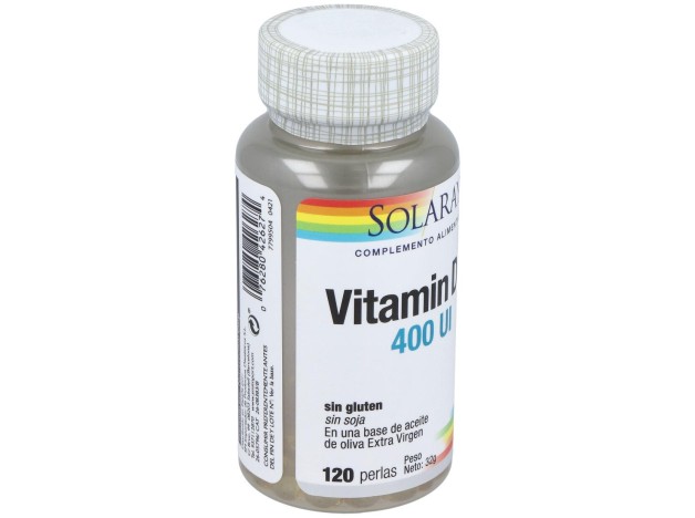 Solaray Vitamina D3 400Ui 120Caps